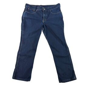 Origin Maine Delta 68 Jeans Mens 40x32 Dark Wash Blue Stretch Denim Made in USA
